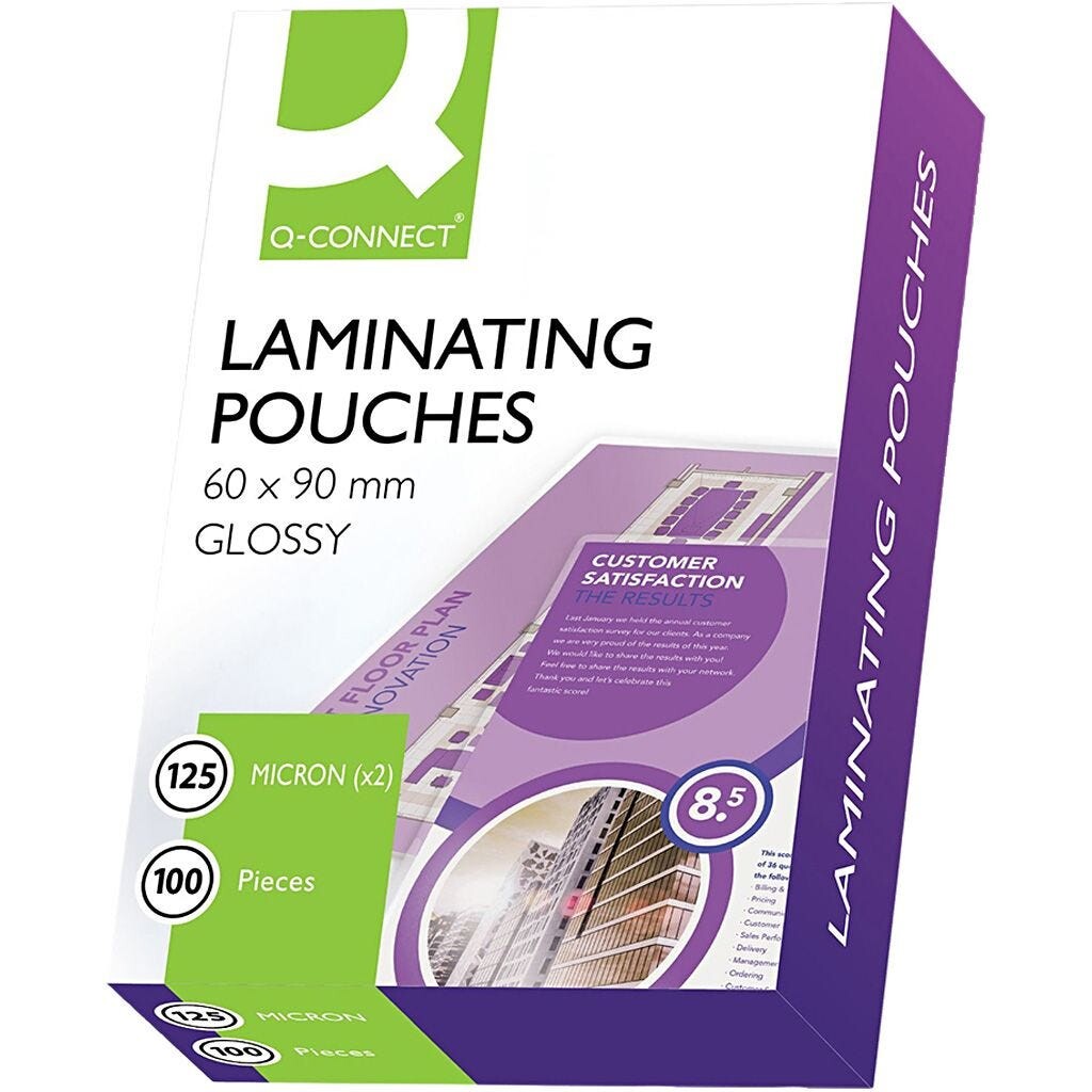 Lamineringslommer 60x90 mm 100 stk