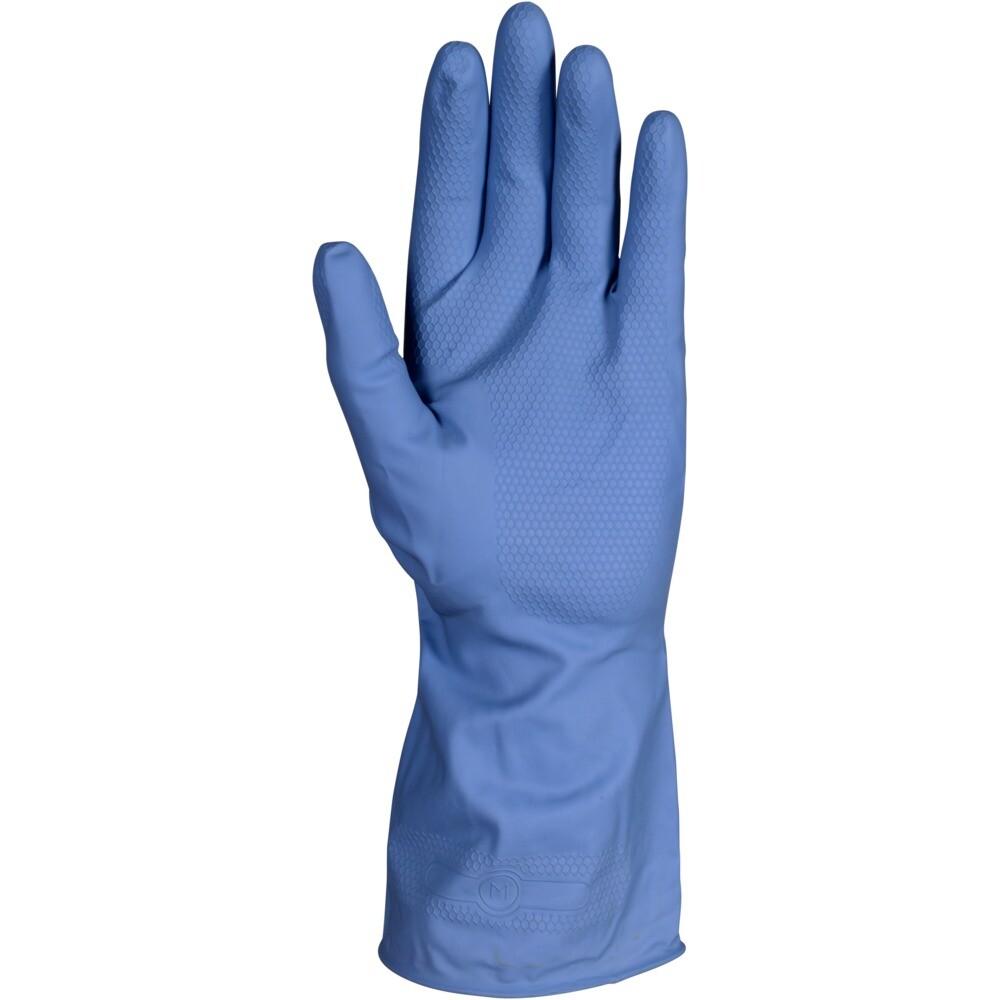 Latexhandsker ENA XXL blå pudderfri med velour anatomisk formet - 144 par