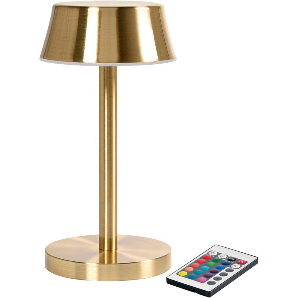 LED lampe - Duni Cordless Nour Midi - Guld - 6 stk