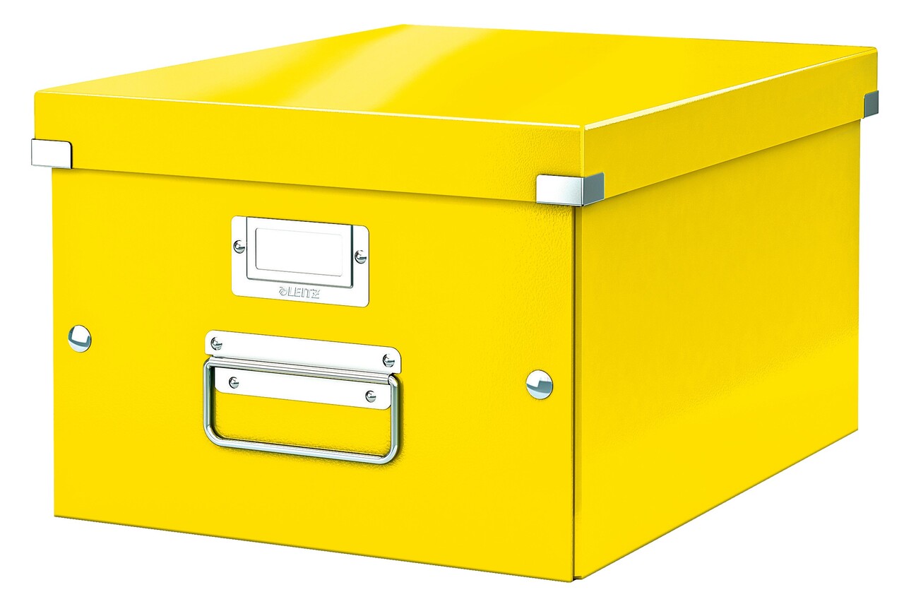 Arkivboks Click&Store Leitz mellem gul
