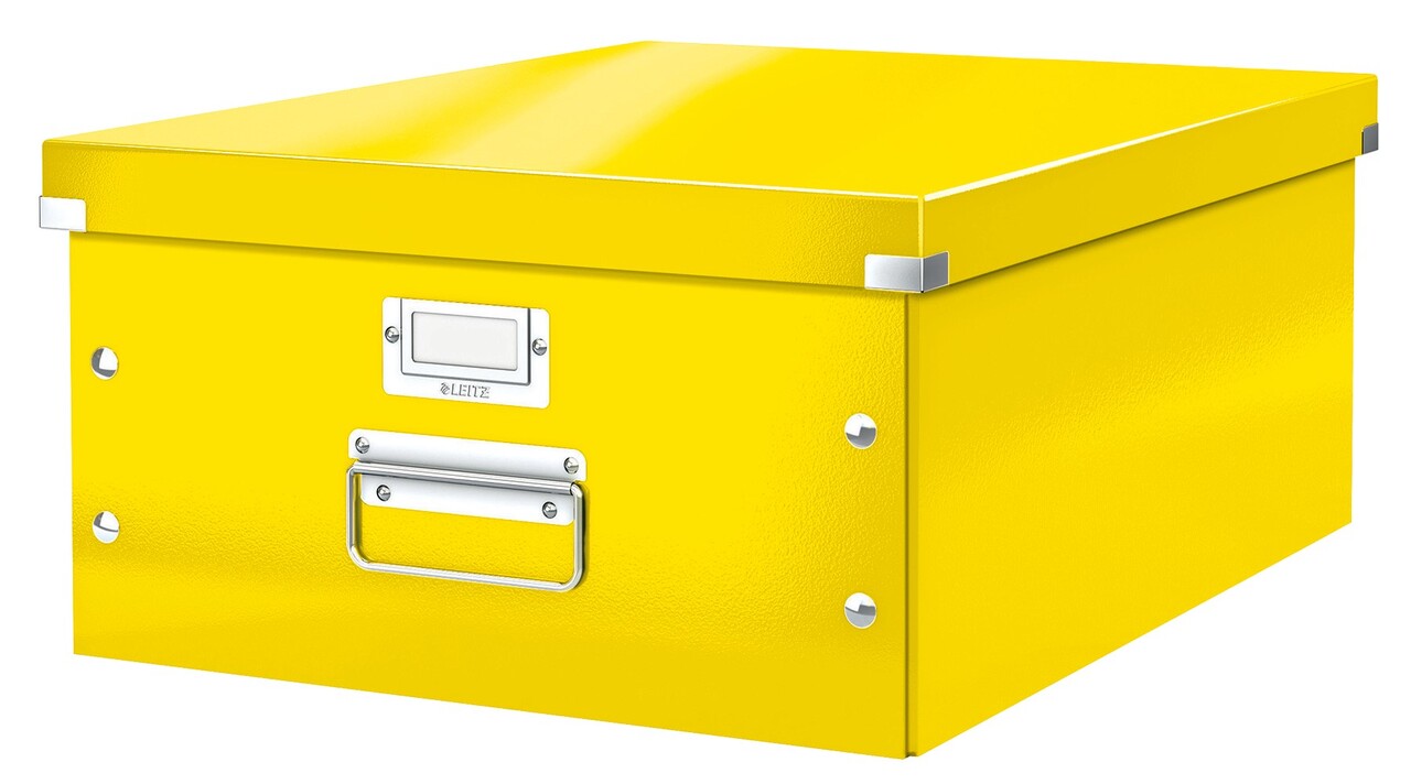 Arkivboks Click&Store Leitz stor gul