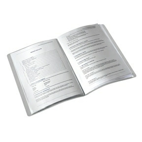 10 stk. Leitz Display book Style PP 40p. black