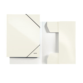 10 stk. Leitz Folder 3-flap WOW A4 white