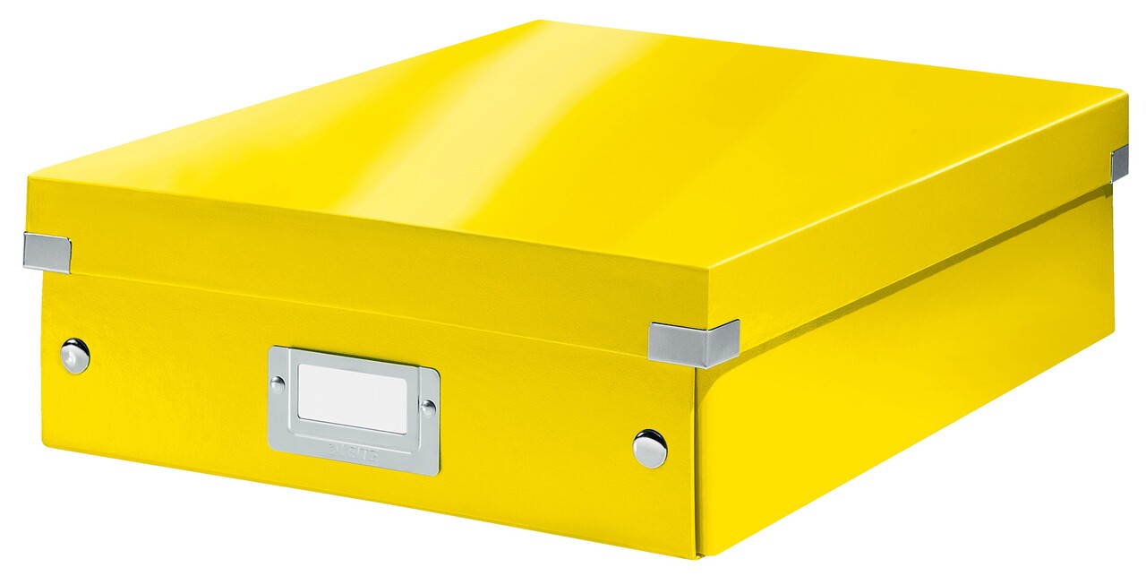 Sorteringskasse - Leitz Click&Store Mellem Gul - Organizer
