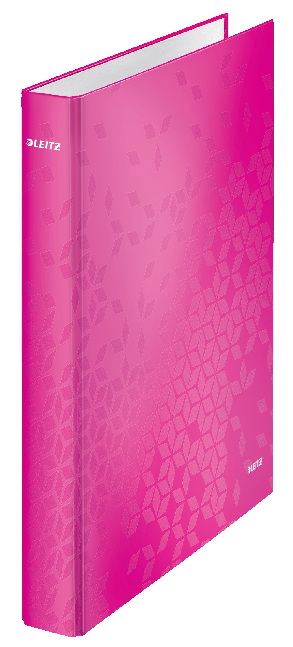 10 stk. Ringbind Leitz WOW A4+ 4DR/25mm pink - Køb minimum 10 stk.