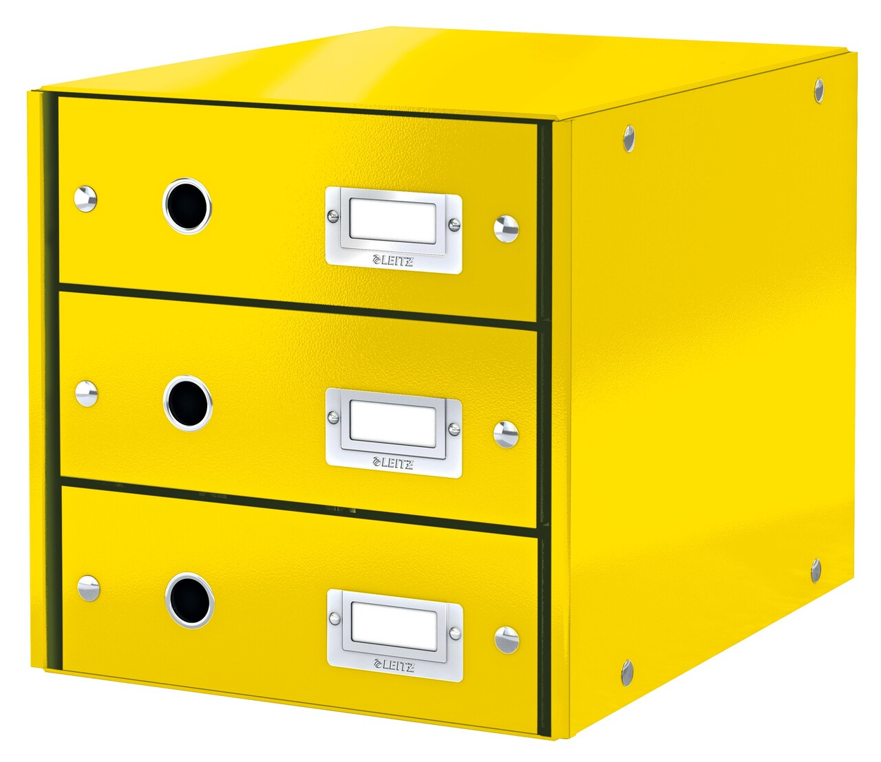 5 stk. Skuffekabinet Leitz Click&Store 3 skuffer gul