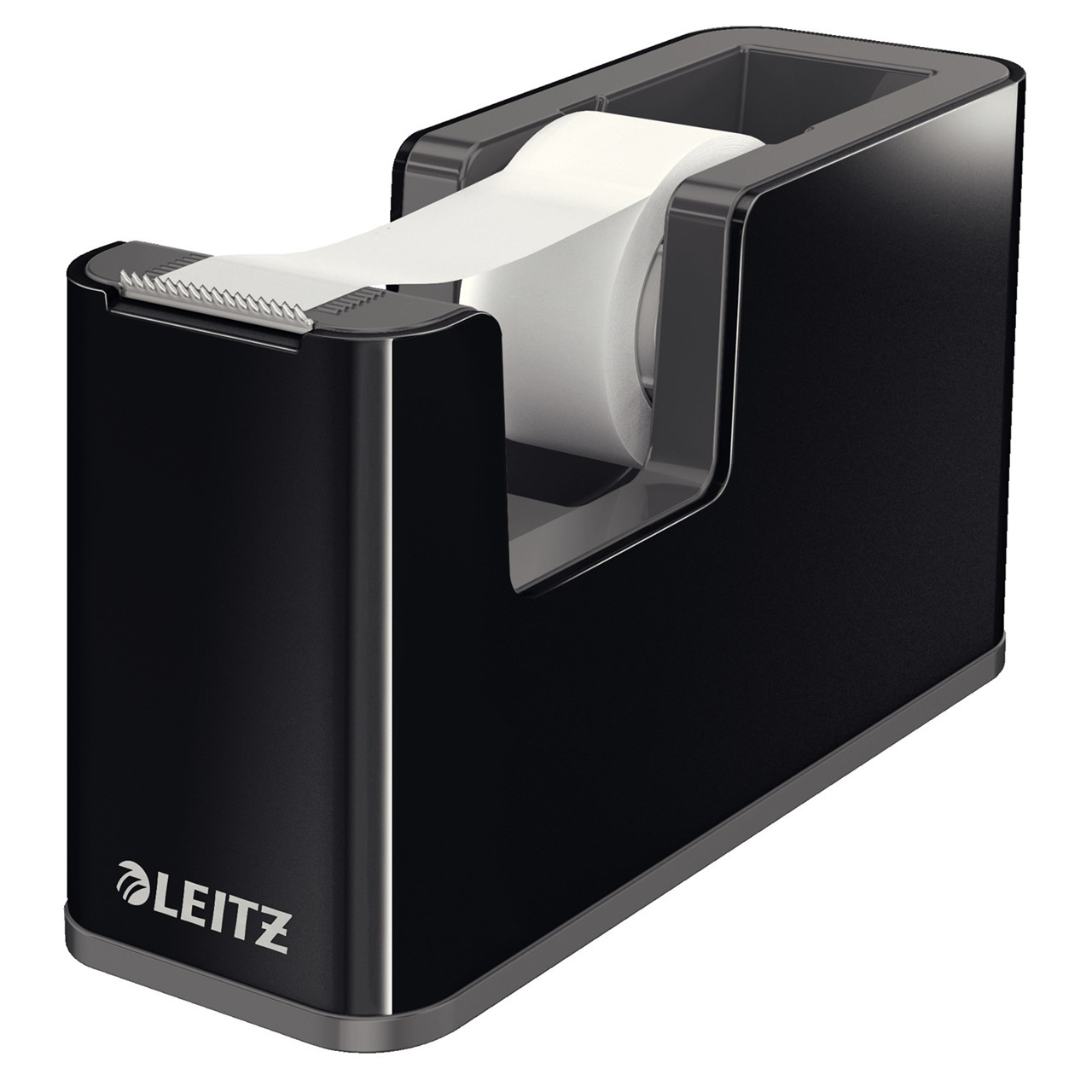 Tapedispenser inkl. tape - Leitz Dual - Sort