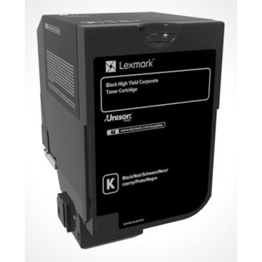 Lasertoner - Lexmark CS725 Sort - Corporate - 20.000 sider