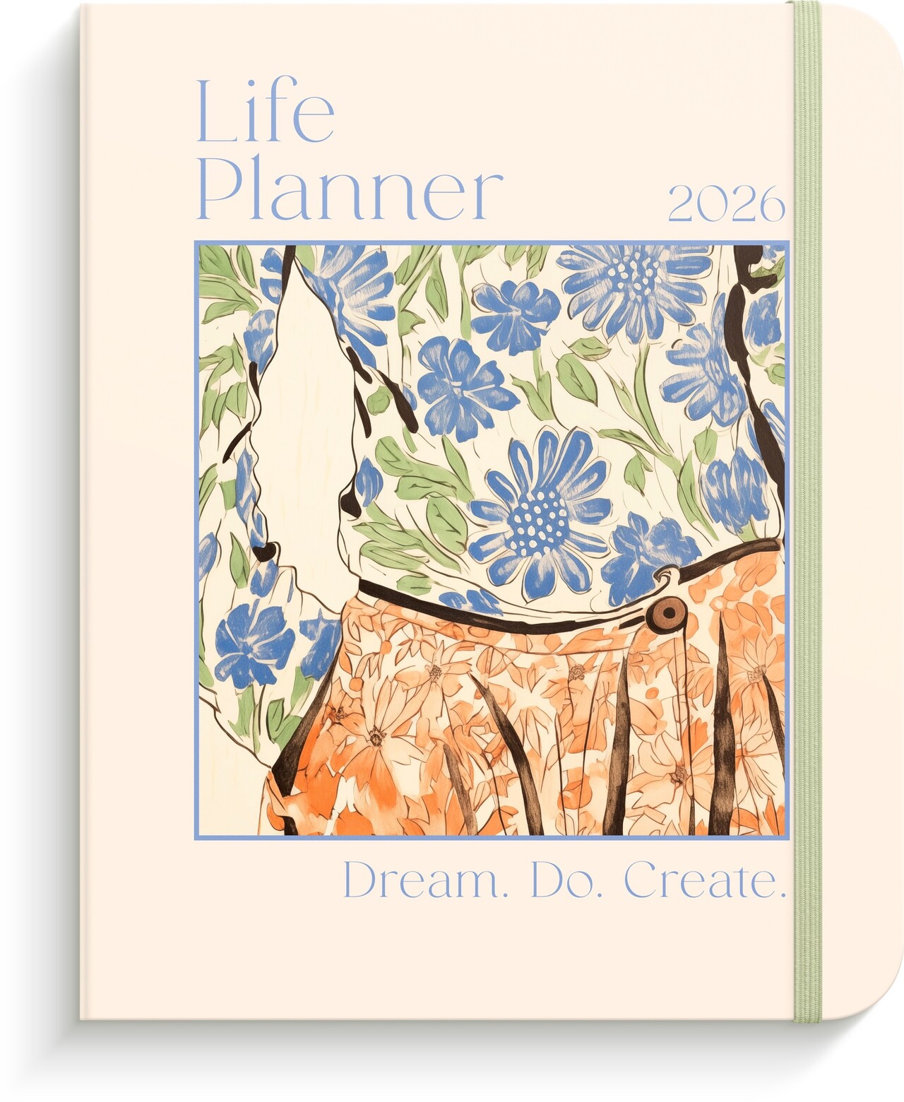 Månedskalender - Life Planner Style 2026 - Ass. - 21,6x19x3,5 cm - 93121726