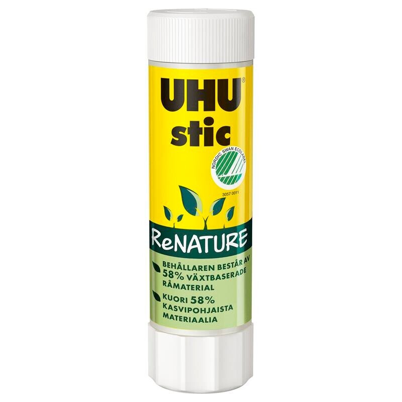 Limstift UHU ReNATURE 40g Transparent