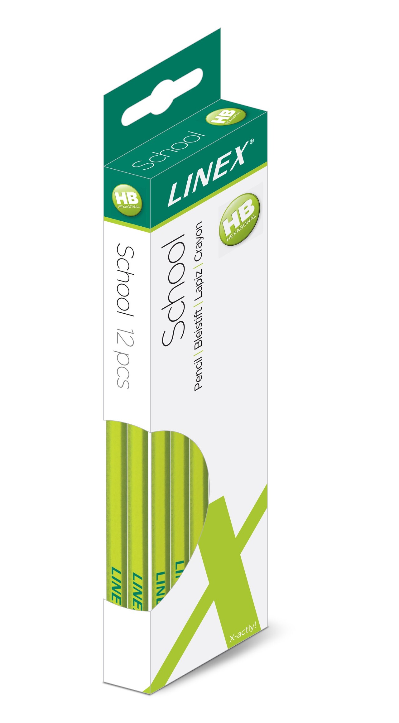 12 stk. Blyanter Linex swp100 hb lime - Køb minimum 12 stk.