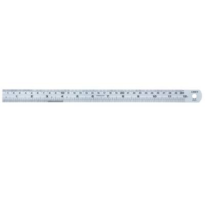12 stk. Stållineal Linex SL30 30cm