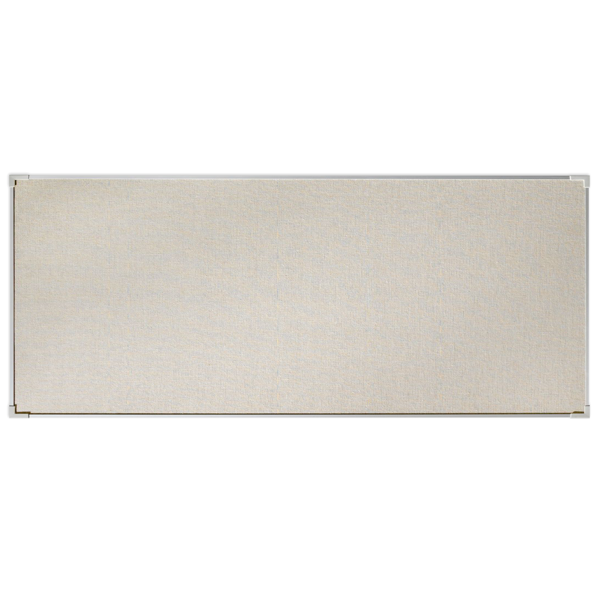 Stor opslagstavle i naturstof med aluramme Lintex Boarder - 300 x 120 cm