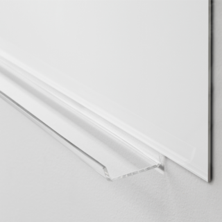 Lintex pennehylde, klar plexiglas, 200mm
