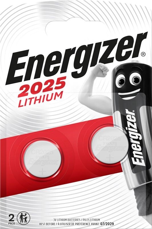 Lithium batteri Energizer CR2025 3v (2)