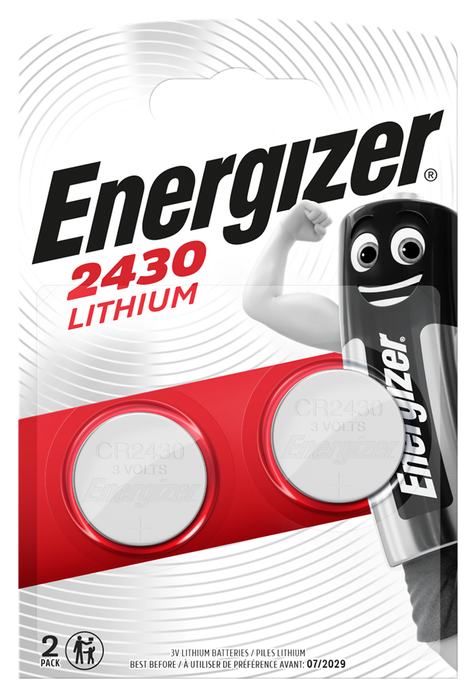 Lithium batteri Energizer S CR2430 (2)