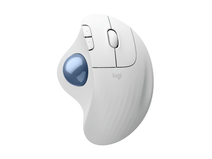 Trådløs trackball mus Logitech ERGO M575S Offwhite (Blue Ball)