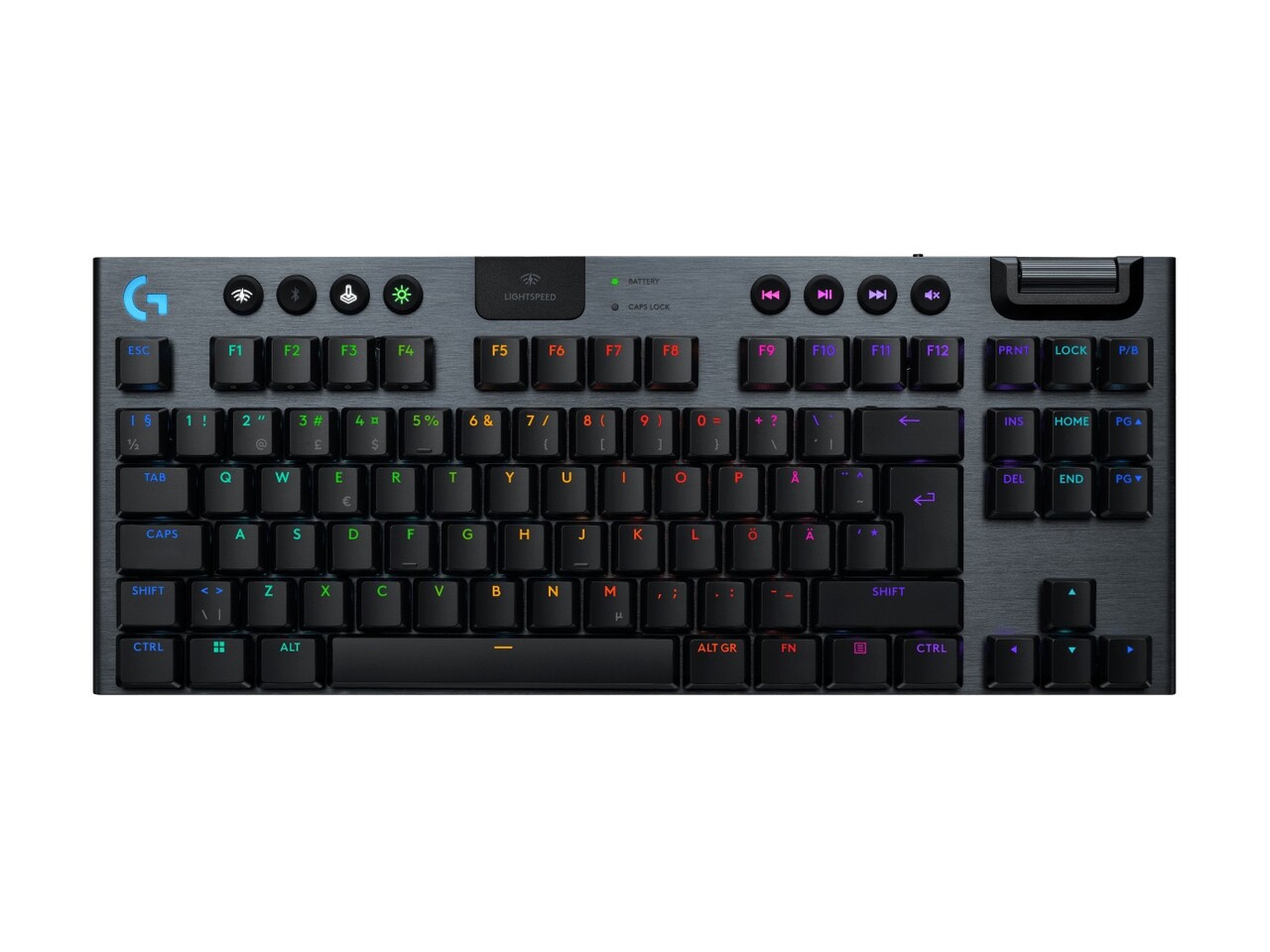 Logitech G915 X LIGHTSPEED TKL Wireless Gaming KB Clicky Black Nordic