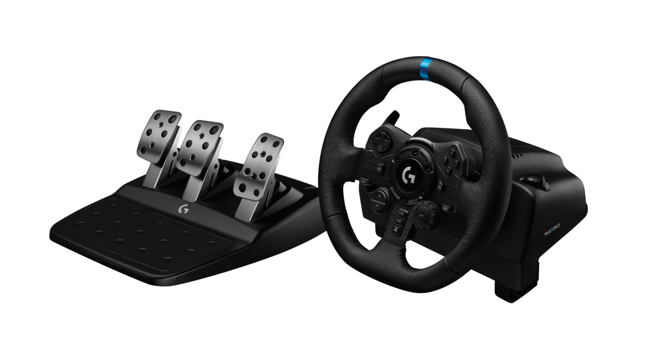 Rat og pedaler til pc Logitech G923 TRUEFORCE Racing Wheel (PS5/PS4/PC)