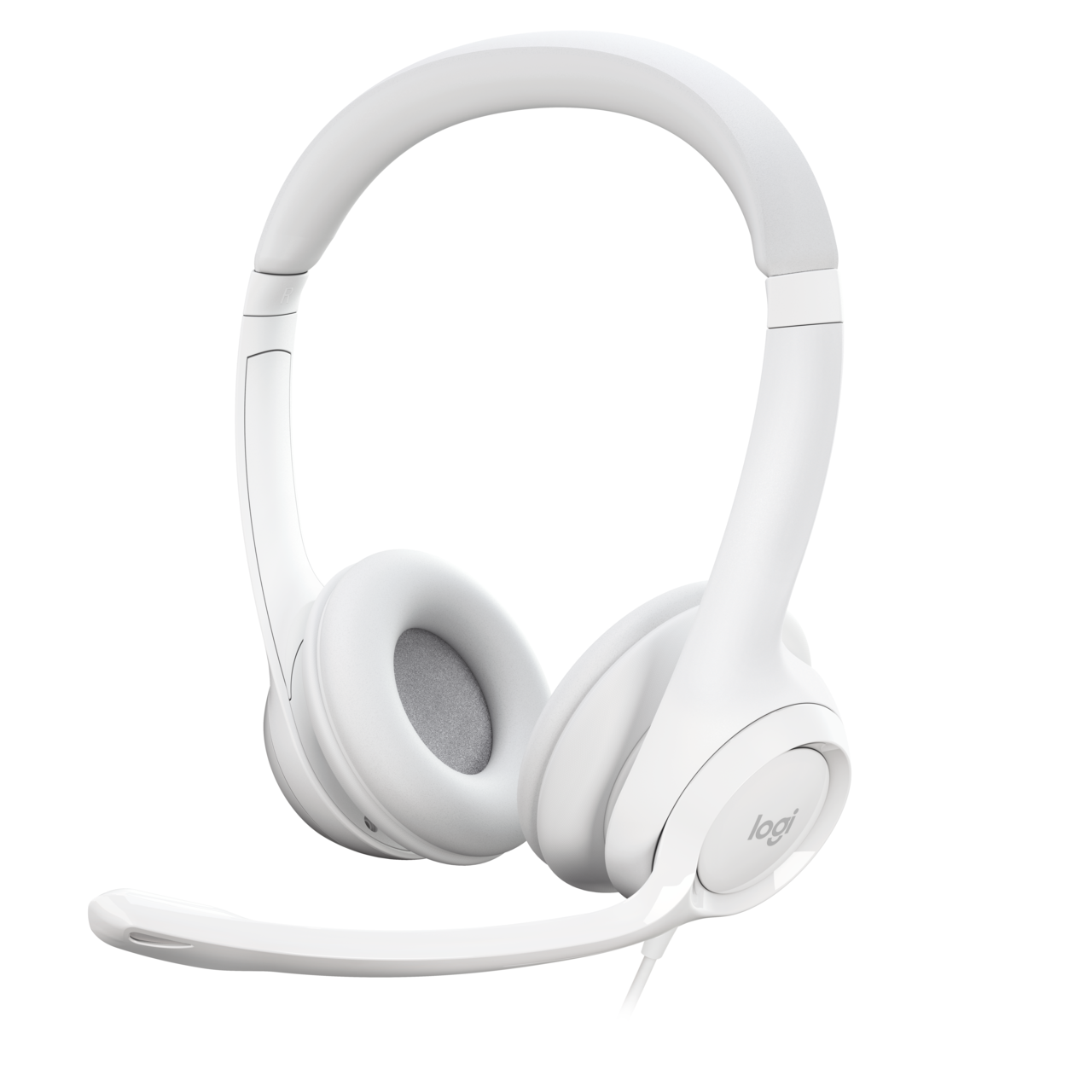 Høretelefoner Logitech H390 USB Computer Headset Off-white