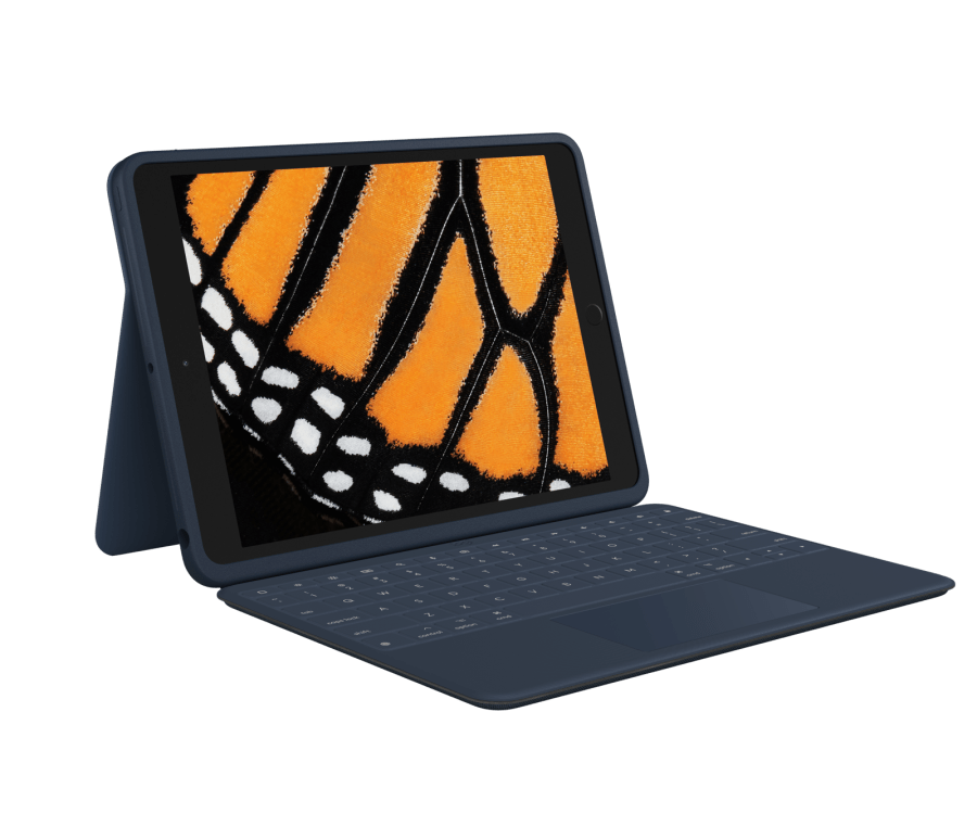 iPad cover med tastatur Logitech iPad 10.2'' (7th, 8th & 9th gen) Combo Touch 3, Blue (Nordic)