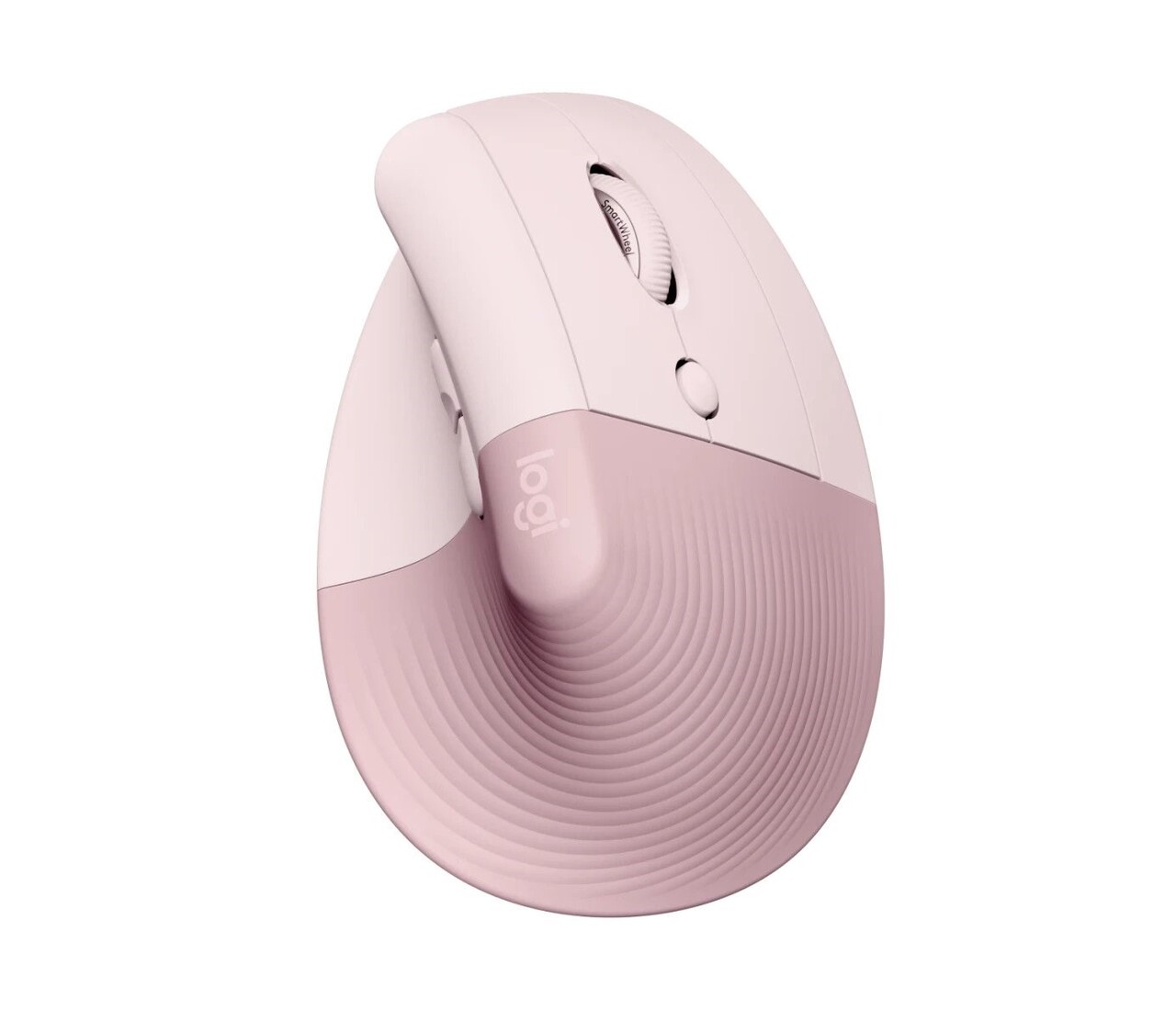 Logitech mus Lift Ergo Mouse, Rose/Dark Rose
