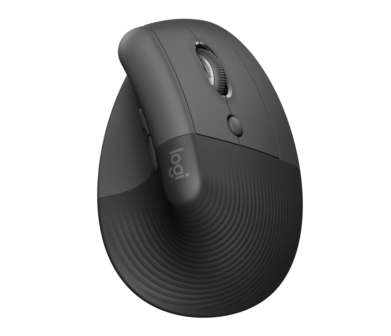 Logitech mus Lift Vertical Ergonomic Mouse for Business, Graphit