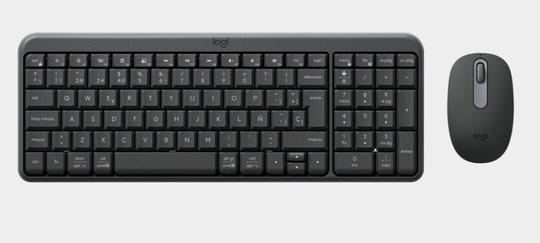 Logitech MK250 Graphite 2.4GHZ/BT (Nordic)