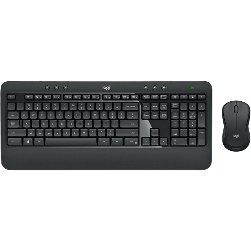 Trådløst Tastatur og Mus - Logitech MK540 - Sort (Nordisk)
