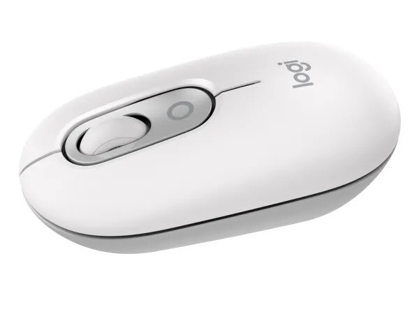 Trådløs mus, Logitech, POP Mouse with emoji, hvid