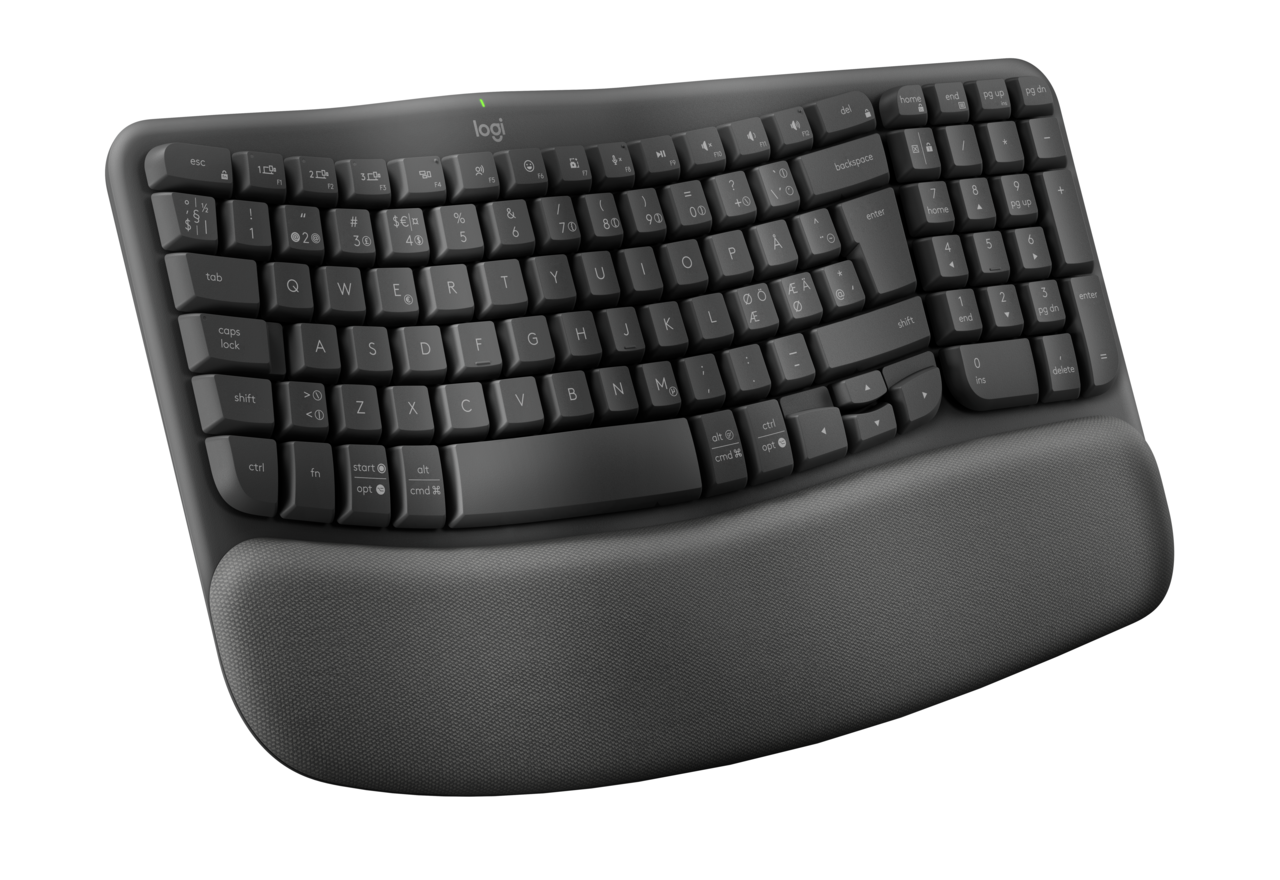 Tastatur Logitech Wave Keys for Business - Graphite (Nordic)