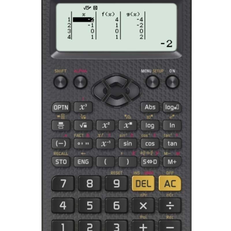 Lommeregner, CASIO FX 82EX CLASSWIZ, sort