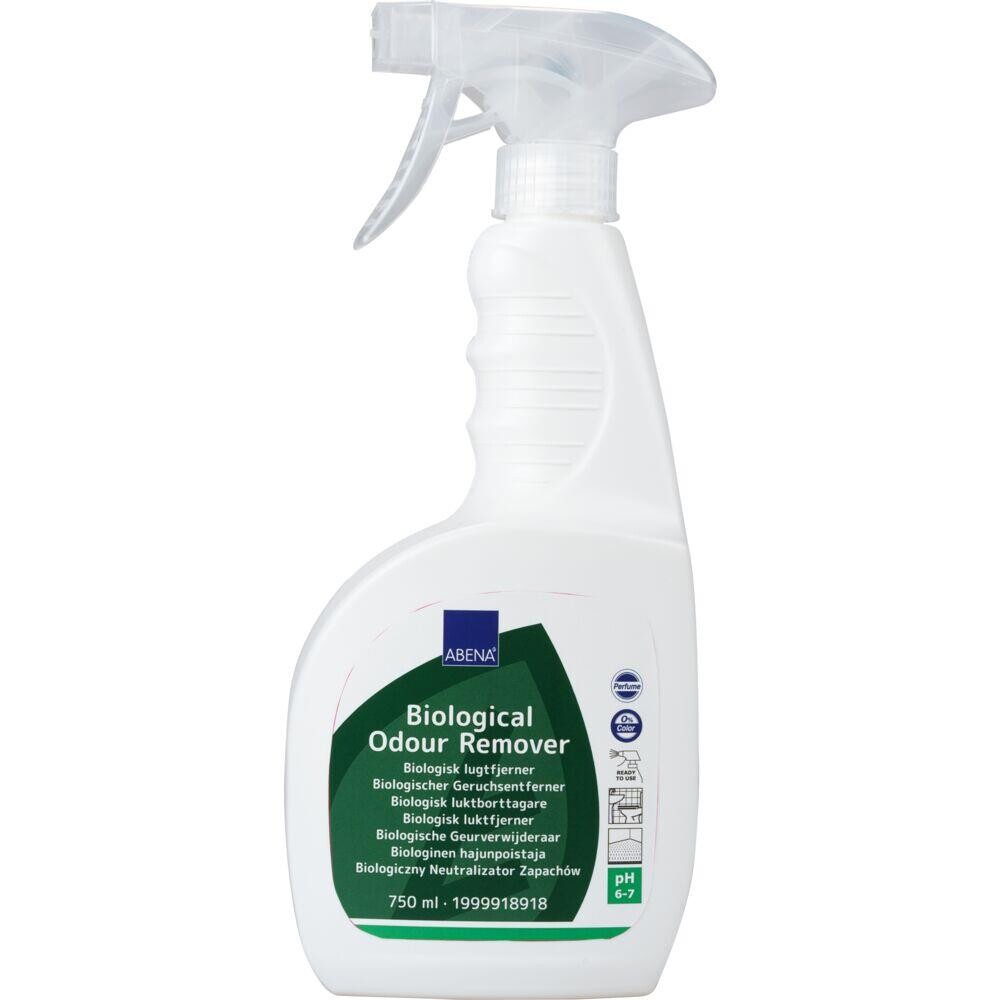 Lugtfjerner - ABENA - Klar-til-brug, biologisk - Uden farve og parfume - 750 ml - 6 stk