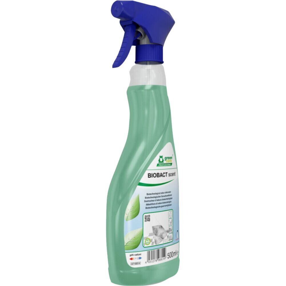 Lugtfjerner, Green Care Professional BIOBACT Scent, 500 ml, klar-til-brug, biologisk, med farve og parfume - 8 stk