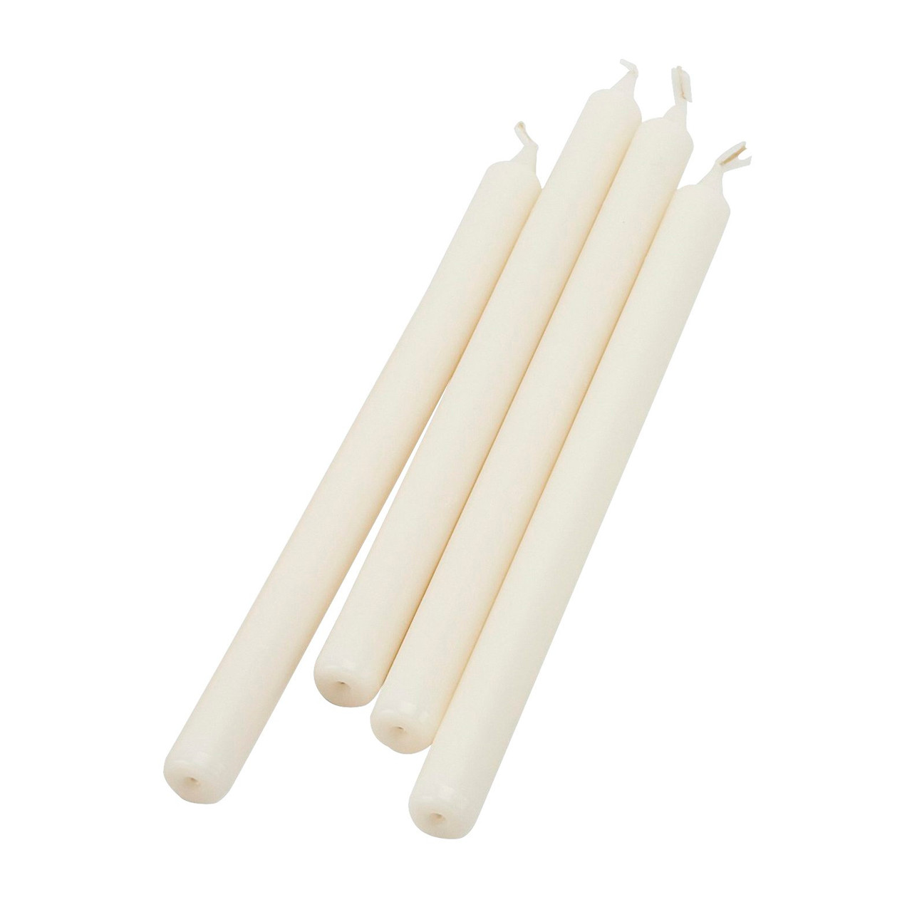 Stearinlys - Rustik - Hvid - 10 timer - 50 stk.