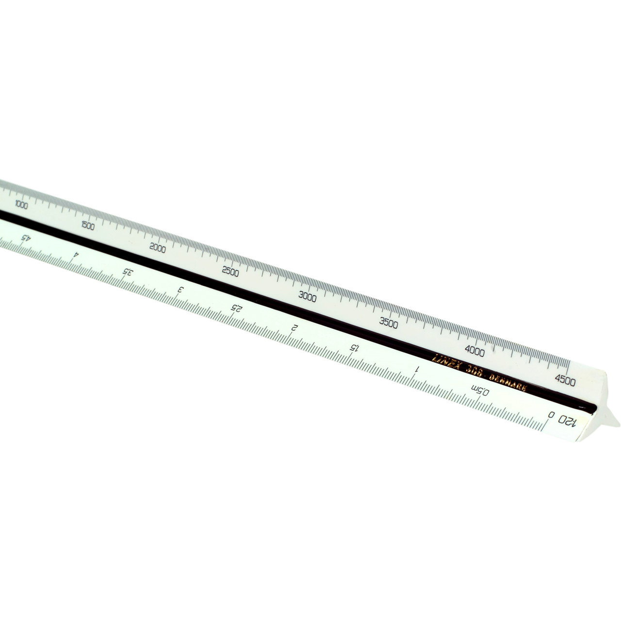 Målestok trekant Linex - 318 1 : 15 : 20 : 25 : 50 : 75 : 100