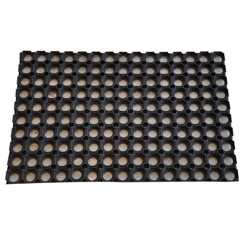 Gummimåtte - Ringgummi - 23mm 60x80cm - Sort