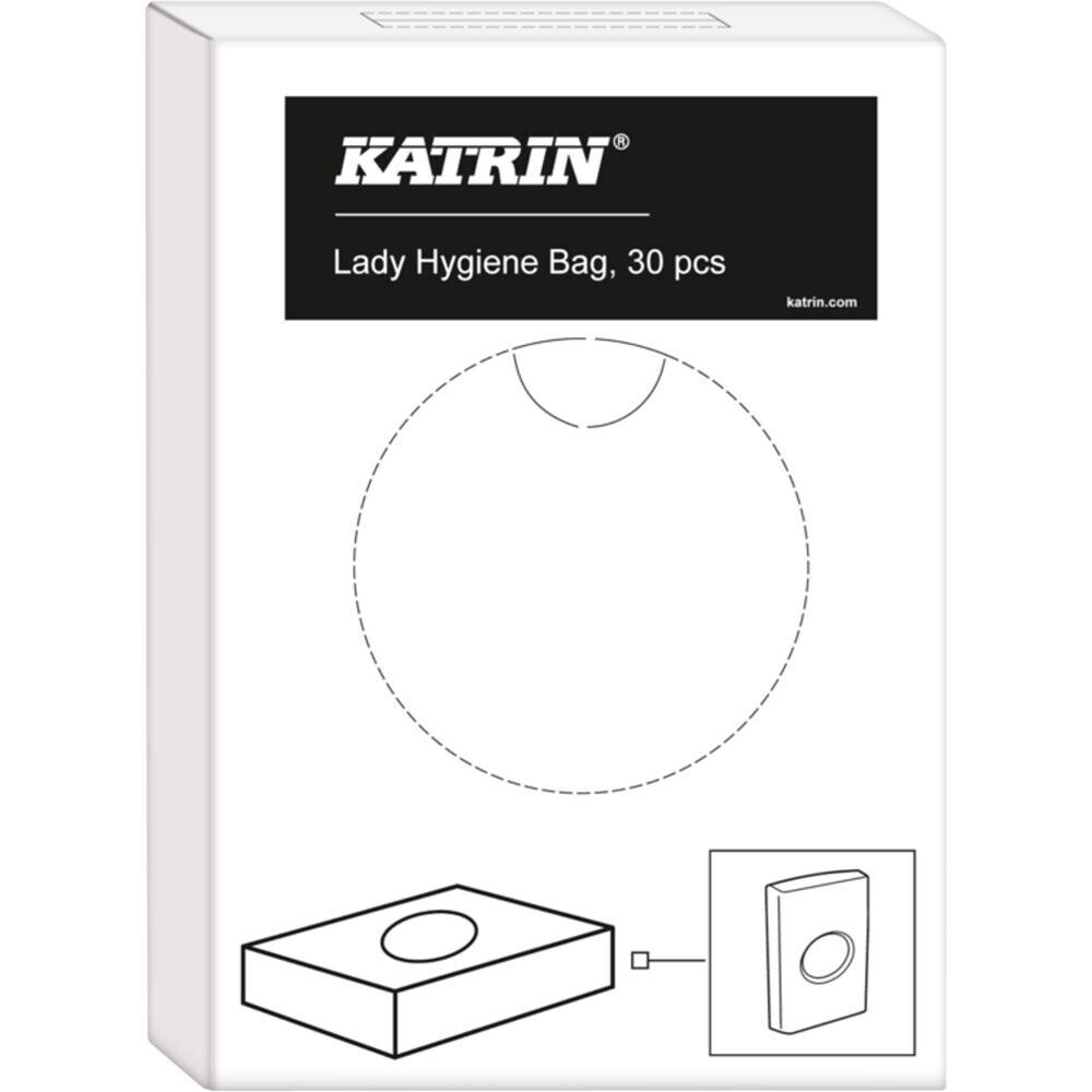 Madame poser, Katrin 961628, hvid, HDPE, 15 my, 9,80 x 14,80 cm - 0,25 L - 30 poser