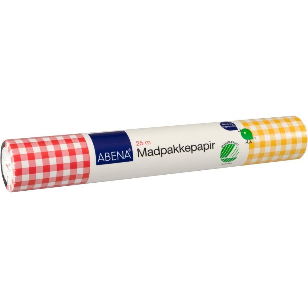 Madpakkepapir - Abena - 25 m x 28 cm - Bleget - 12 stk