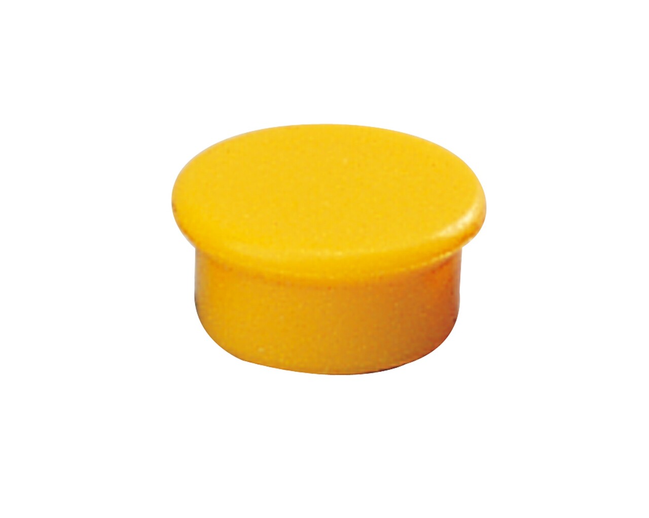 Magneter til tavle - Dahle 13 mm rund gul - 10 stk.