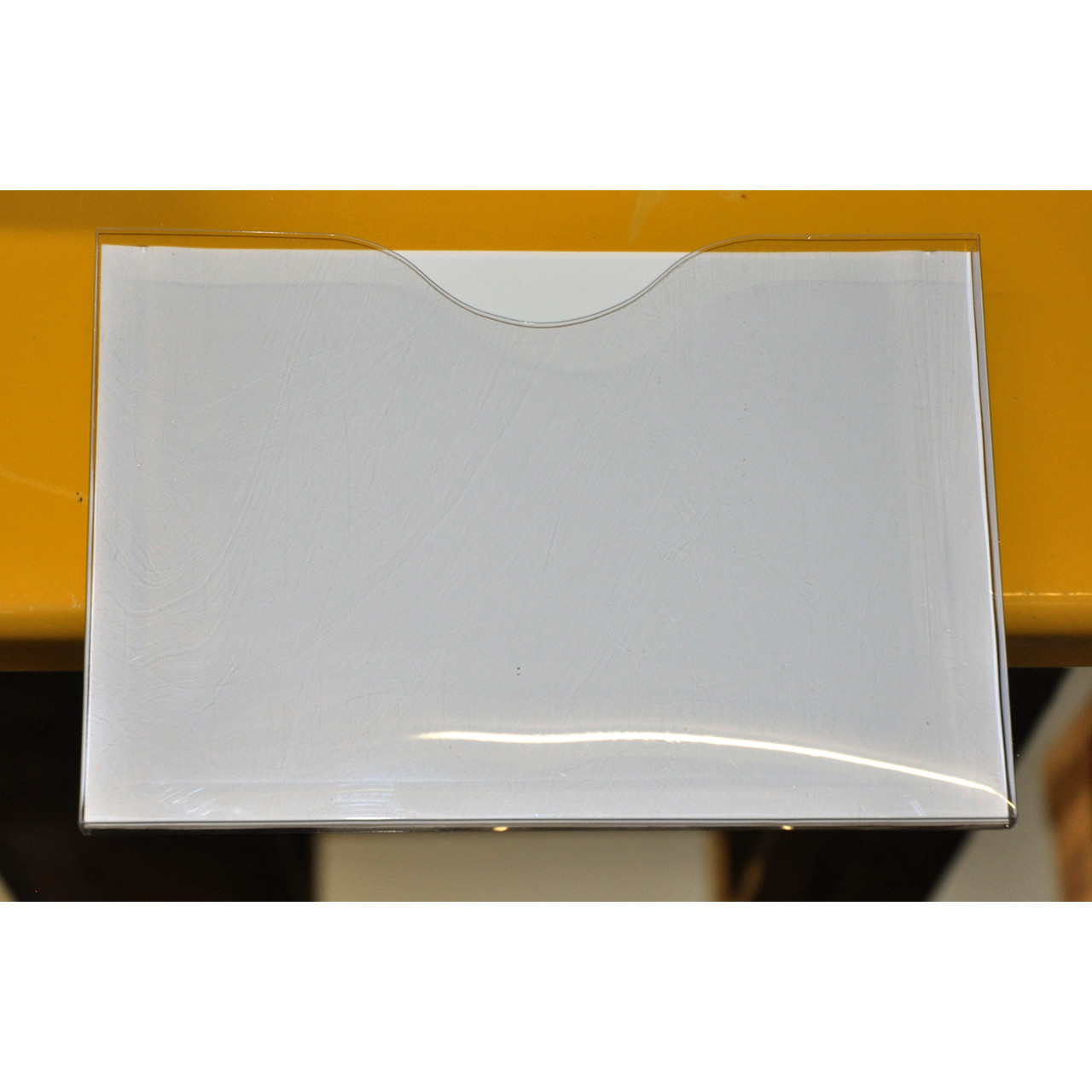 Magnetlomme A3 åben liggende hvid 1cm dyb 10stk/pak