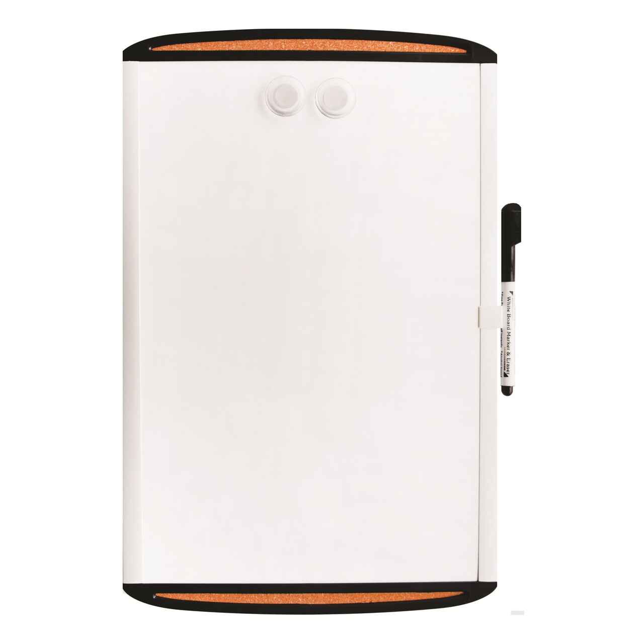 Magnettavle - Kombineret Whiteboard med Pinboard - 28 x 43 cm