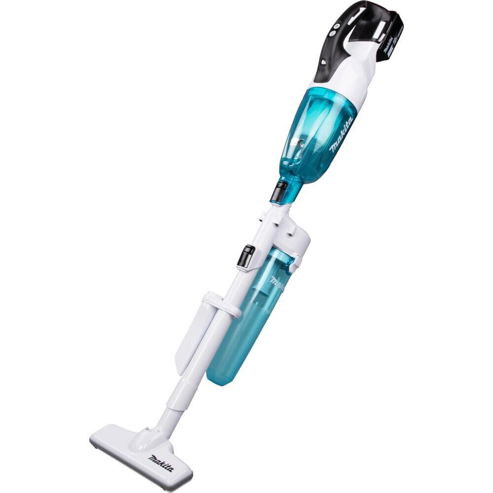 Støvsuger - Makita LXT - 18V - Kulfri - Cyklonfilter - Hvid