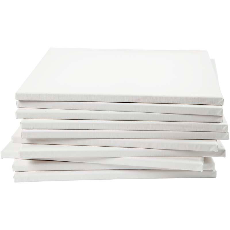 Malerlærred – 40 x 40 cm – dybde 1,6 cm – 280 g – 40 stk