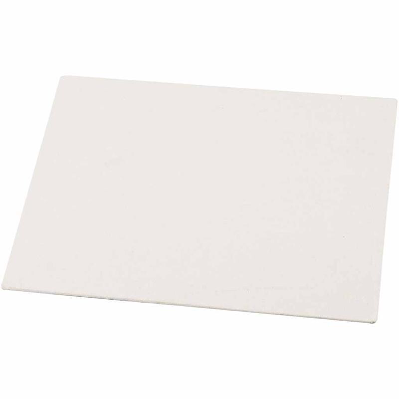 Malerplade, A4, str. 21x29,7 cm, tykkelse 3 mm, 280 g, hvid, 10 stk./ 1 pk.