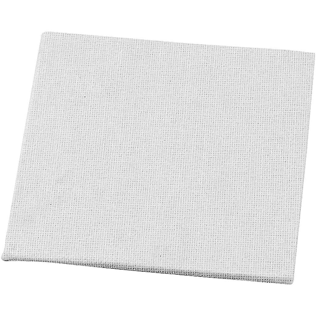 Malerplade, str. 10x10 cm, tykkelse 3 mm, 280 g, hvid, 12 stk./ 1 pk.
