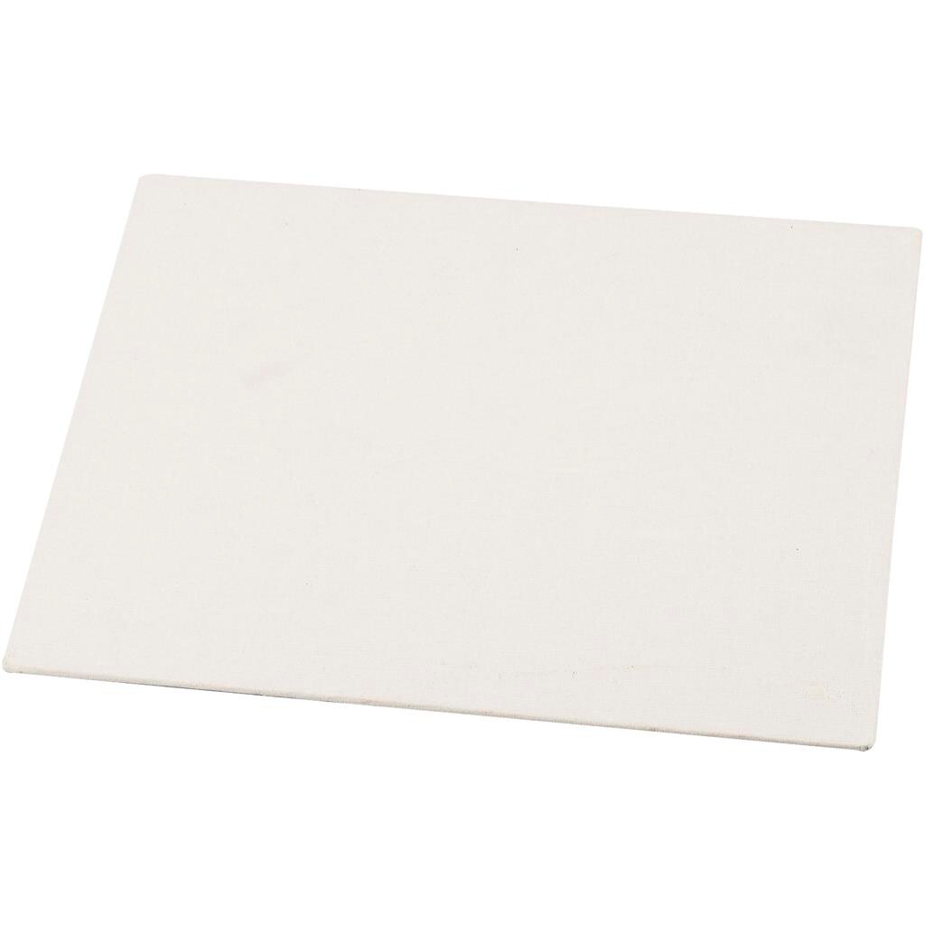 Malerplade, str. 18x24 cm, tykkelse 3 mm, hvid, 1stk., 280 g