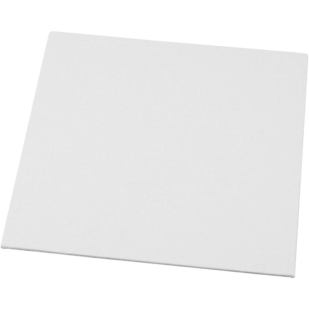 Malerplade, str. 20x20 cm, tykkelse 3 mm, hvid, 1stk., 280 g