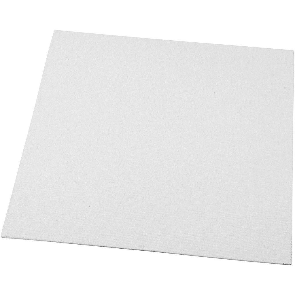 Malerplade, str. 30x30 cm, tykkelse 3 mm, hvid, 1stk., 280 g