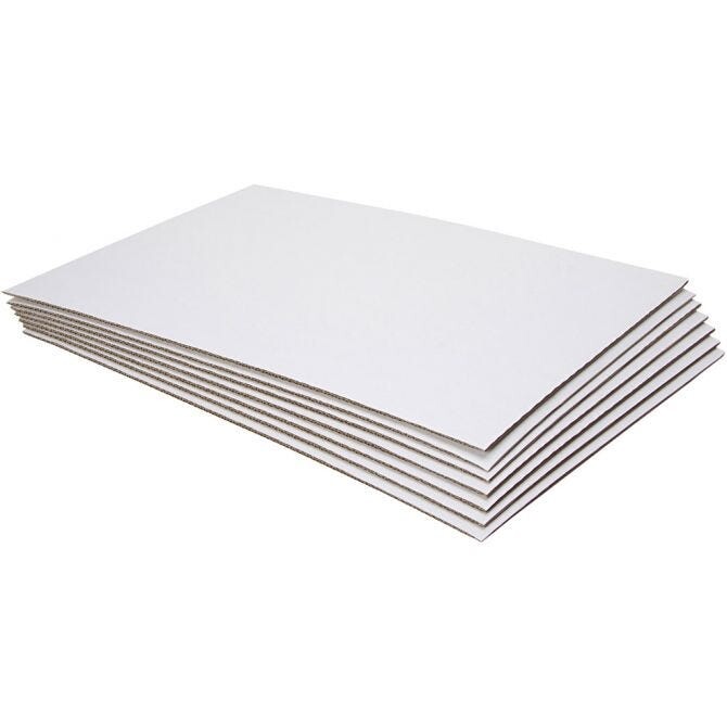Malerplader - Pap - 8 mm - 42 x 60 cm - 10 stk.